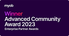 MYOB Winner Advanced Community Award 2023