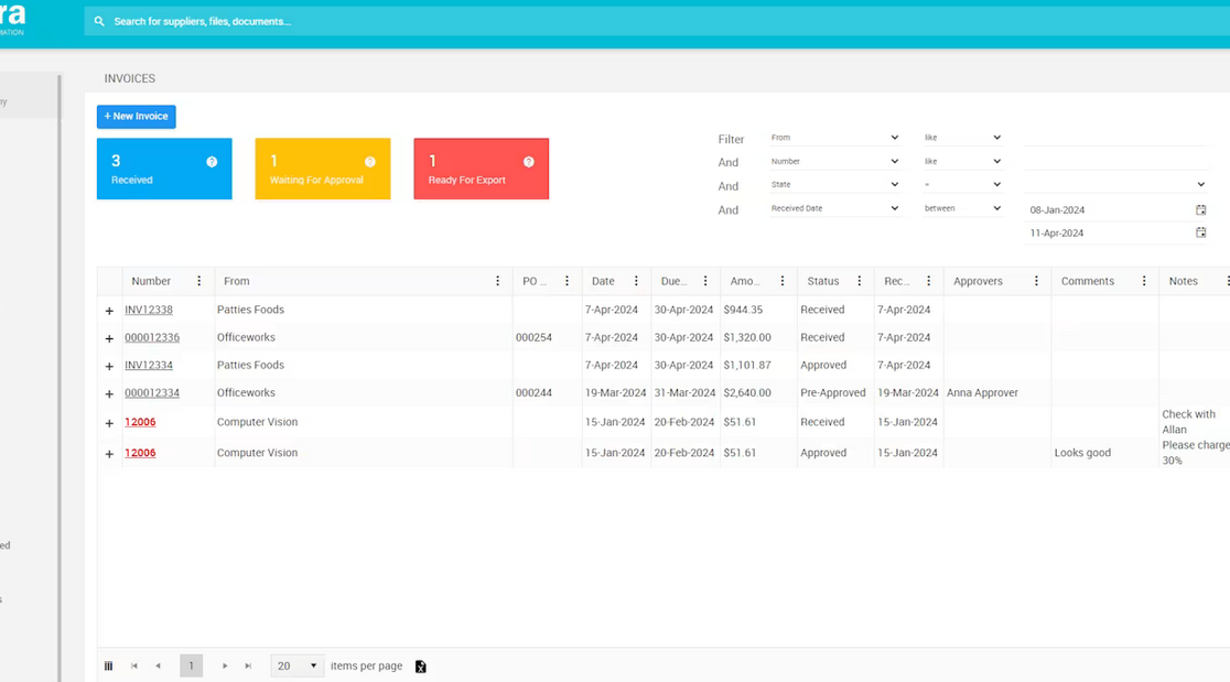 Enable Purchase Control with Ocerra POs