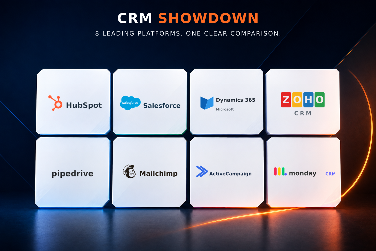 CRM Showdown: HubSpot, Salesforce, Dynamics 365, Zoho CRM, Pipedrive, Mailchimp, ActiveCampaign and monday CRM compared